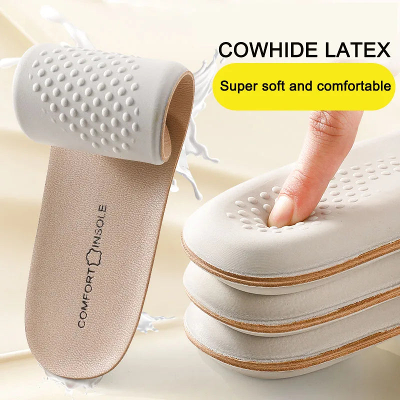 Orthopädische Einlegesohlen Latex Schuheinlagen Gel-Sohlen Sportschuh-Einlage