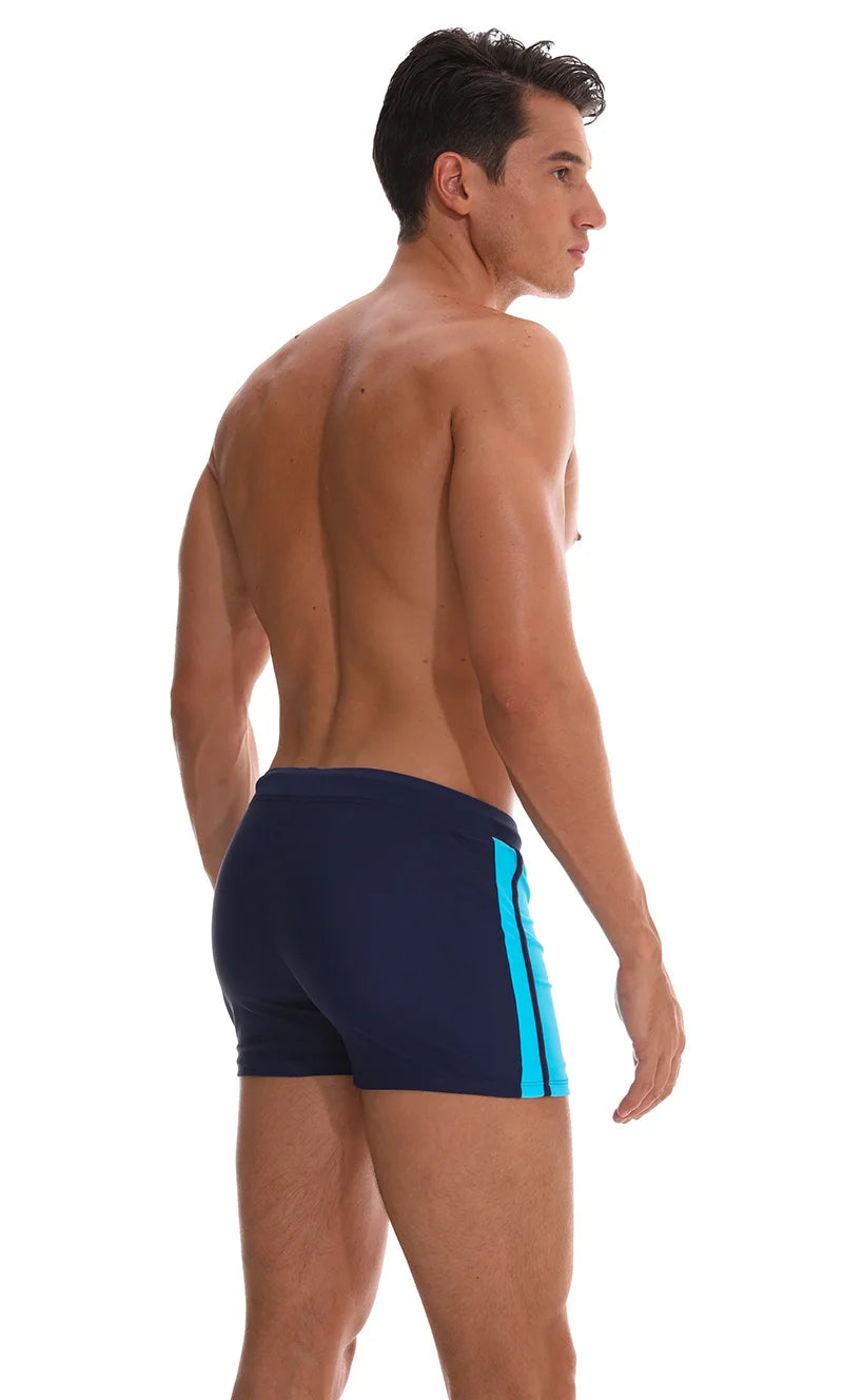 Heiße Badebekleidung Herren Atmungsaktive Badeanzüge Mann Badehose Boxershorts Sunga Badeanzüge Maillot De Bain Strandshorts