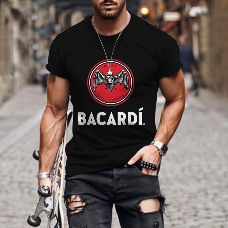 Herren Fashion Vintage 3D T-Shirt Rundhals Unisex Sommer Streetwear