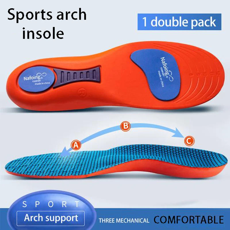 Orthopädische Einlegesohlen EVA Schuheinlagen Gel-Sohlen Sportschuh-Einlage