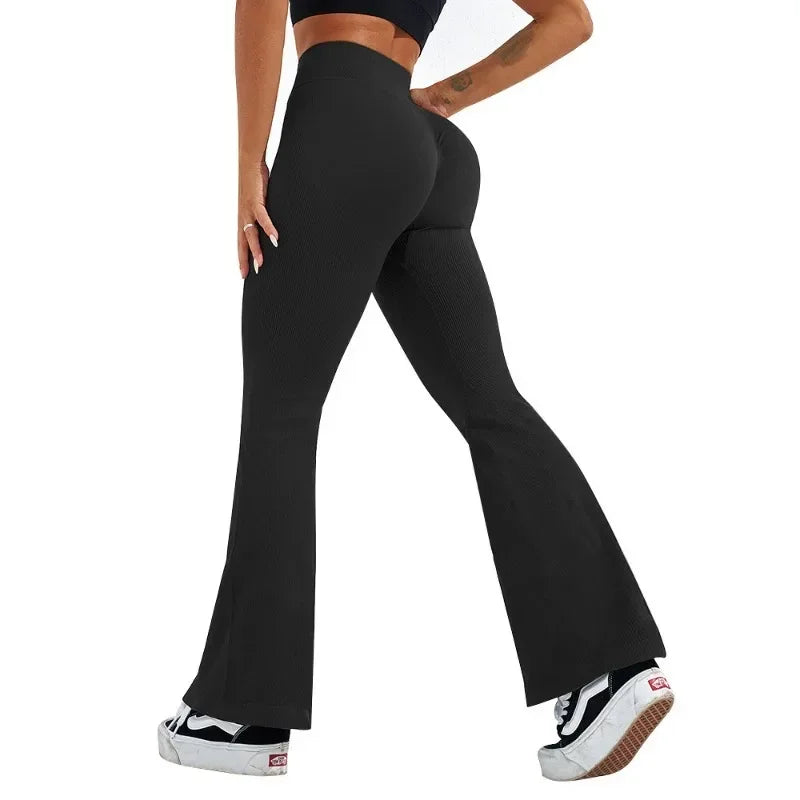 Sexy Schlank Ausgestelltes Hosen Kreuz Taille Legging Frauen Nahtlose Gym Laufen Radfahren Stricken Yoga Stretch Butt Lift Hohe Taille Hosen