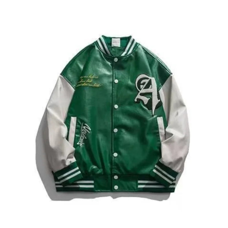 Herren Baseballjacke Bomberjacke Jacke Unisex Fliegerjacke Collegejacke College