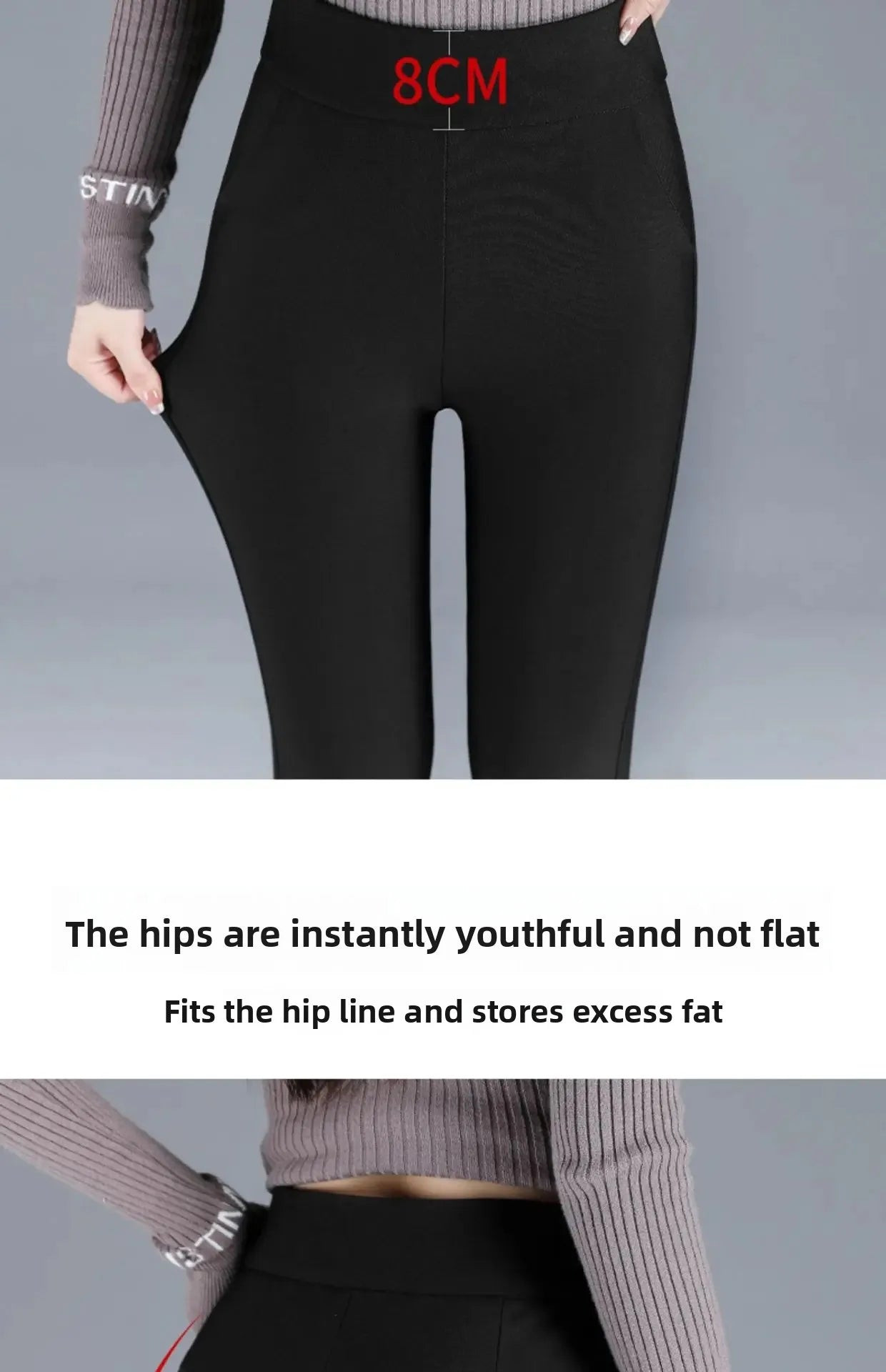 Frauen Hose Winter Leggins Warm Thermohose Innenfleece Leggings Strumpfhose