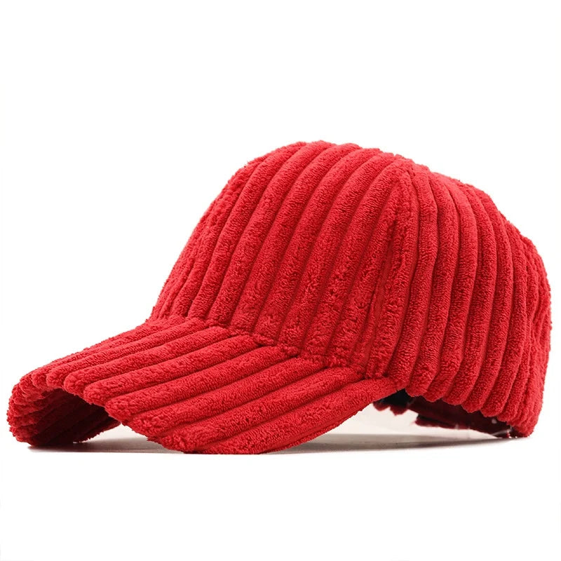 Basecap Baseball Cap Cord Look Mütze Kappe Männer Frauen Cappy Schirmmützen