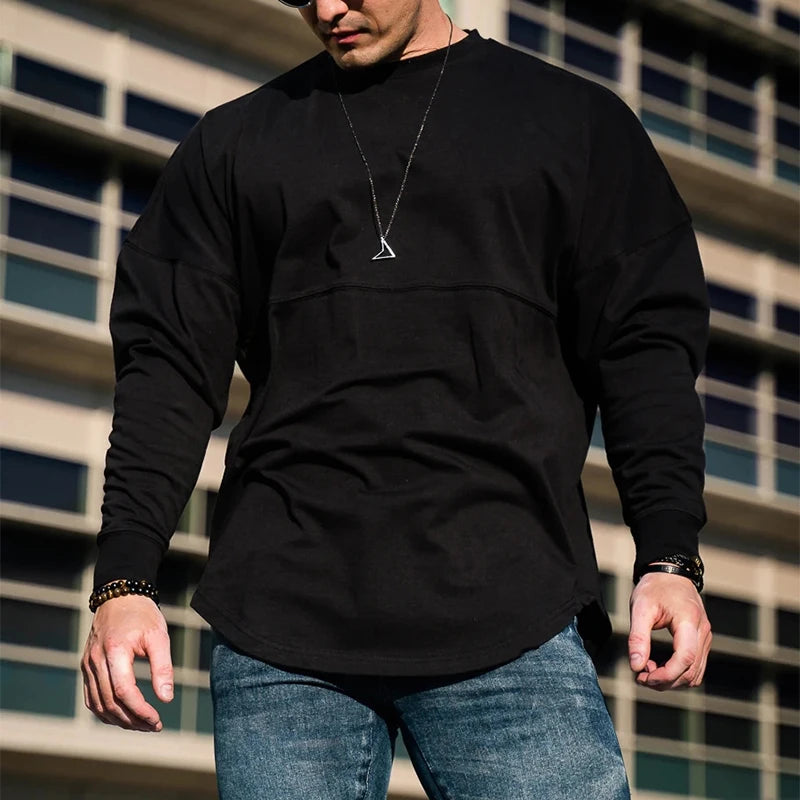 NEU! Herren Pullover Sweatshirt Pulli Sweater Rundhals Shirt Langarmshirt