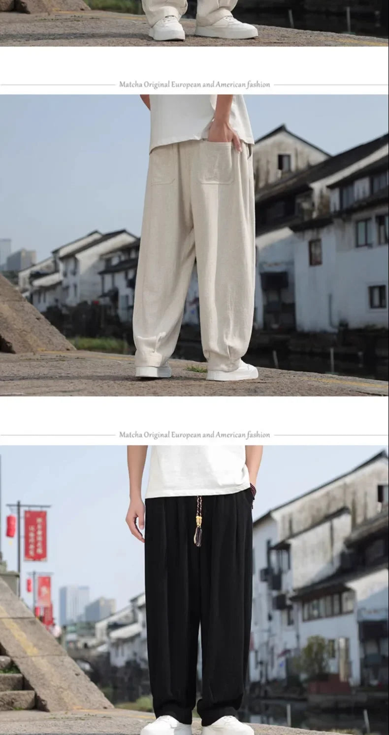 Männer Hose Haremshosen Pumphosen Pluderhosen Hosenrock Herrenrock Kilt Jogger