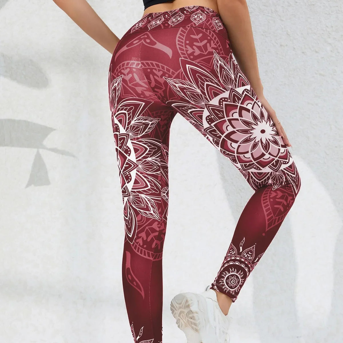Yoga Leggings Push Up Hohe Taille Sexy Damen Sport Fitness Gym Stretch Hose