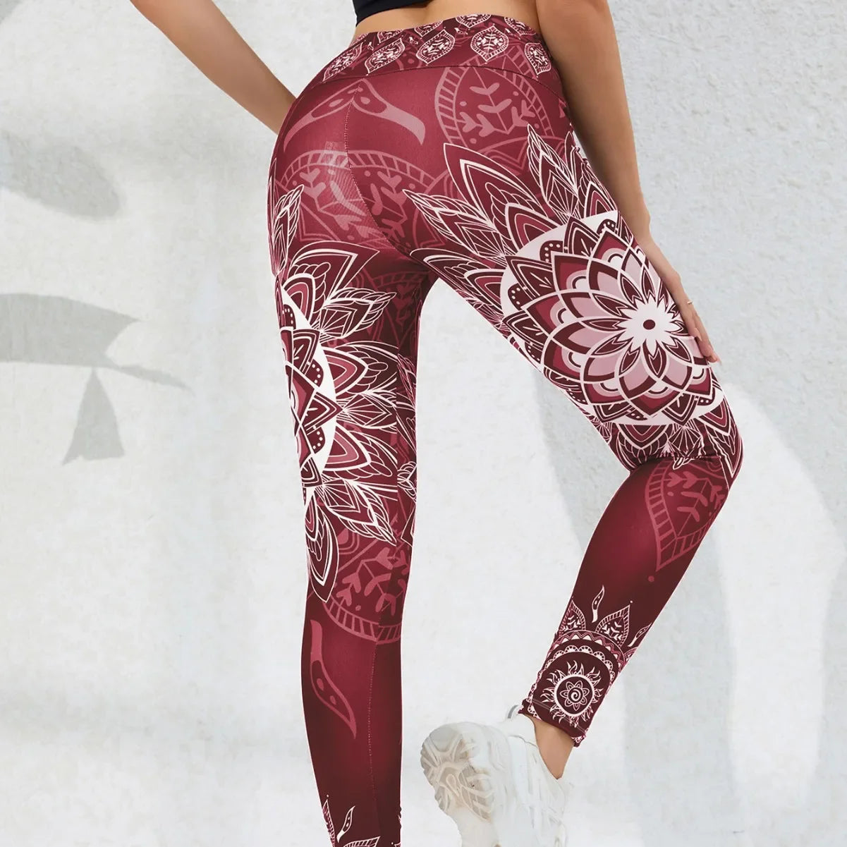 Yoga Leggings Push Up Hohe Taille Sexy Damen Sport Fitness Gym Stretch Hose