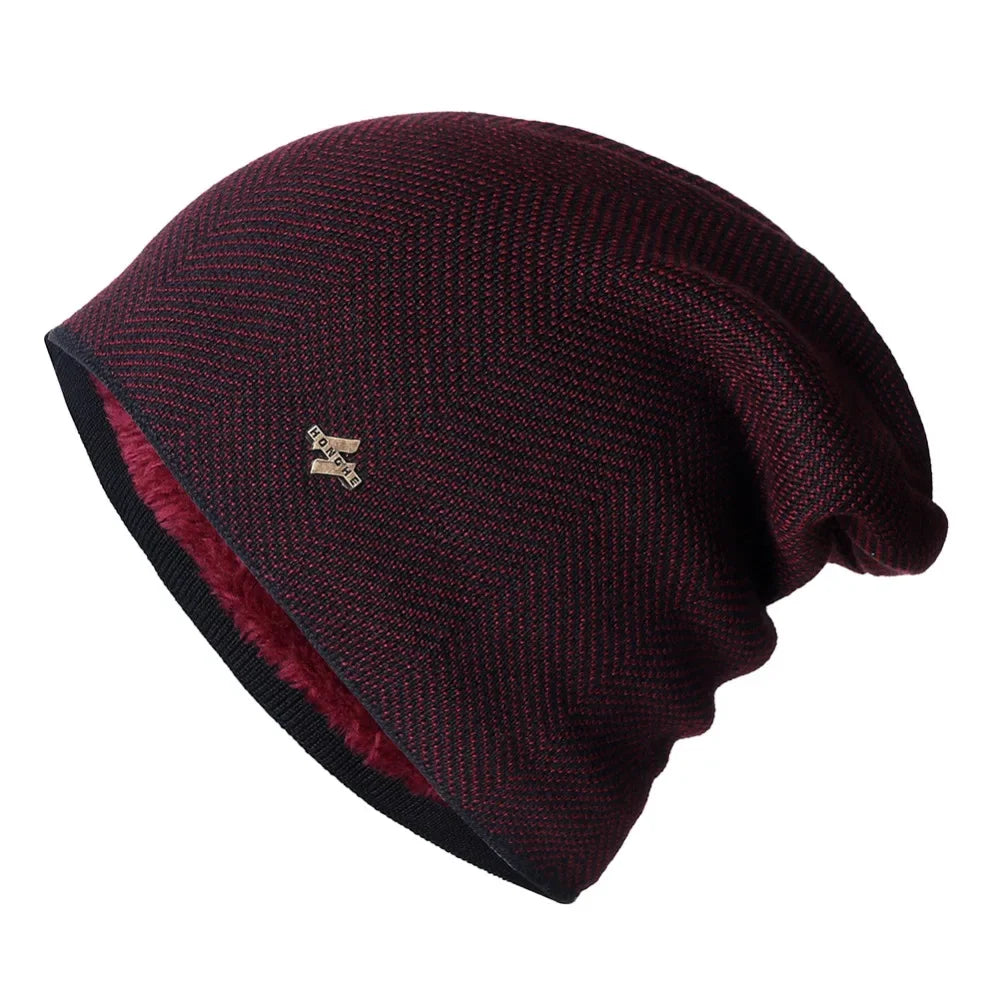 Warme Herren Damen Wintermütze Woll Mütze Fashion Strickmütze Kappe Hut Unisex