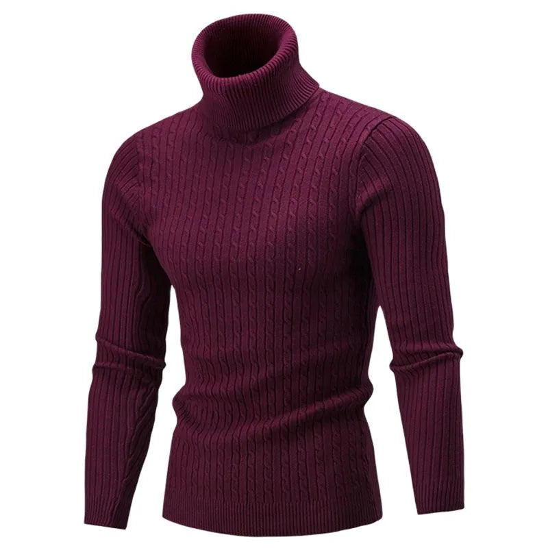 Herren Rollkragen Pullover Sweatshirt Pulli Zipper Sweater Shirt Langarmshirt