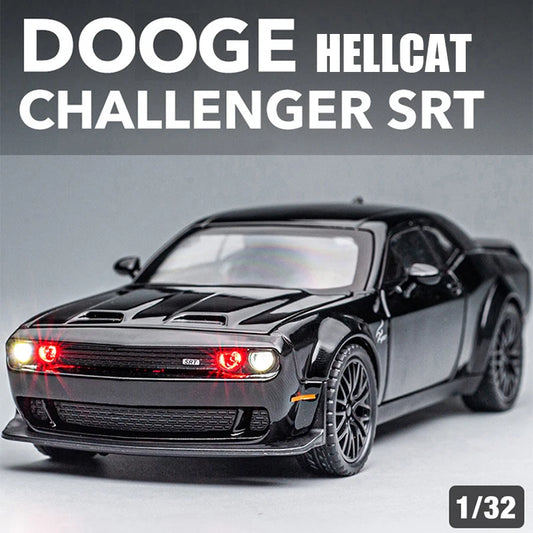 1:32 Modellauto Challenger SRT Metall Spielzeug Kinder Automodell Geschenk