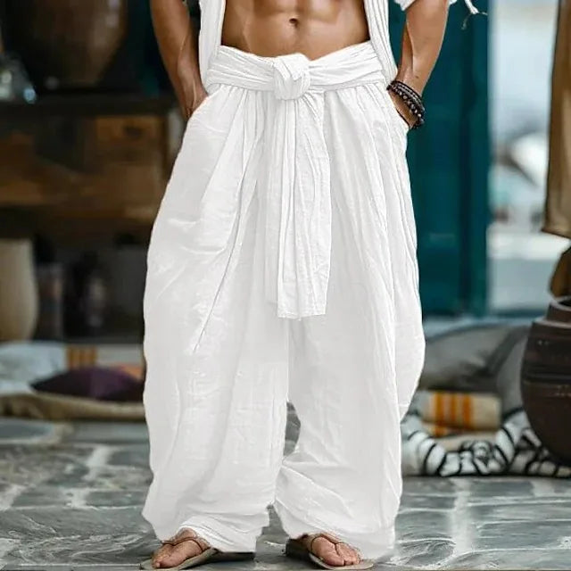 Männer Hose Haremshosen Pumphosen Pluderhosen Hosenrock Herrenrock Kilt Jogger