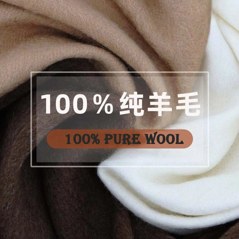 Herren Schal Winterschal Stola Schlauchschal Halstuch Wollschal Strickschal Loop