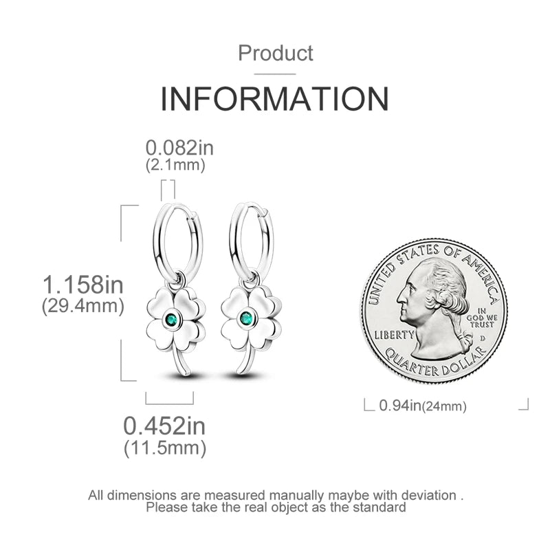 Orecchini a Cerchio in Argento 925 Sterling con Zirconi | Creole Brillantini