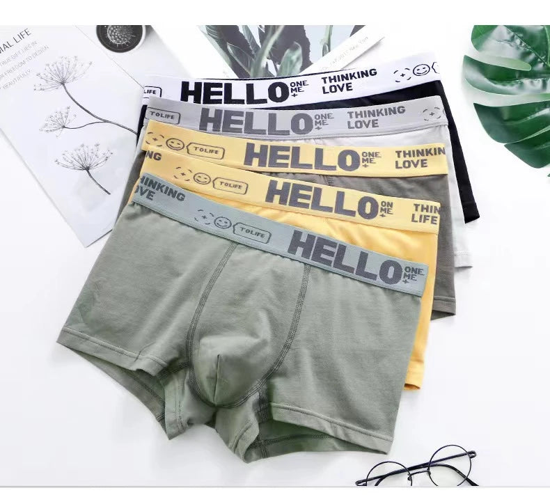 6er Pack Herren Boxershorts Unterhosen Basic Unterwäsche Boxer Shorts