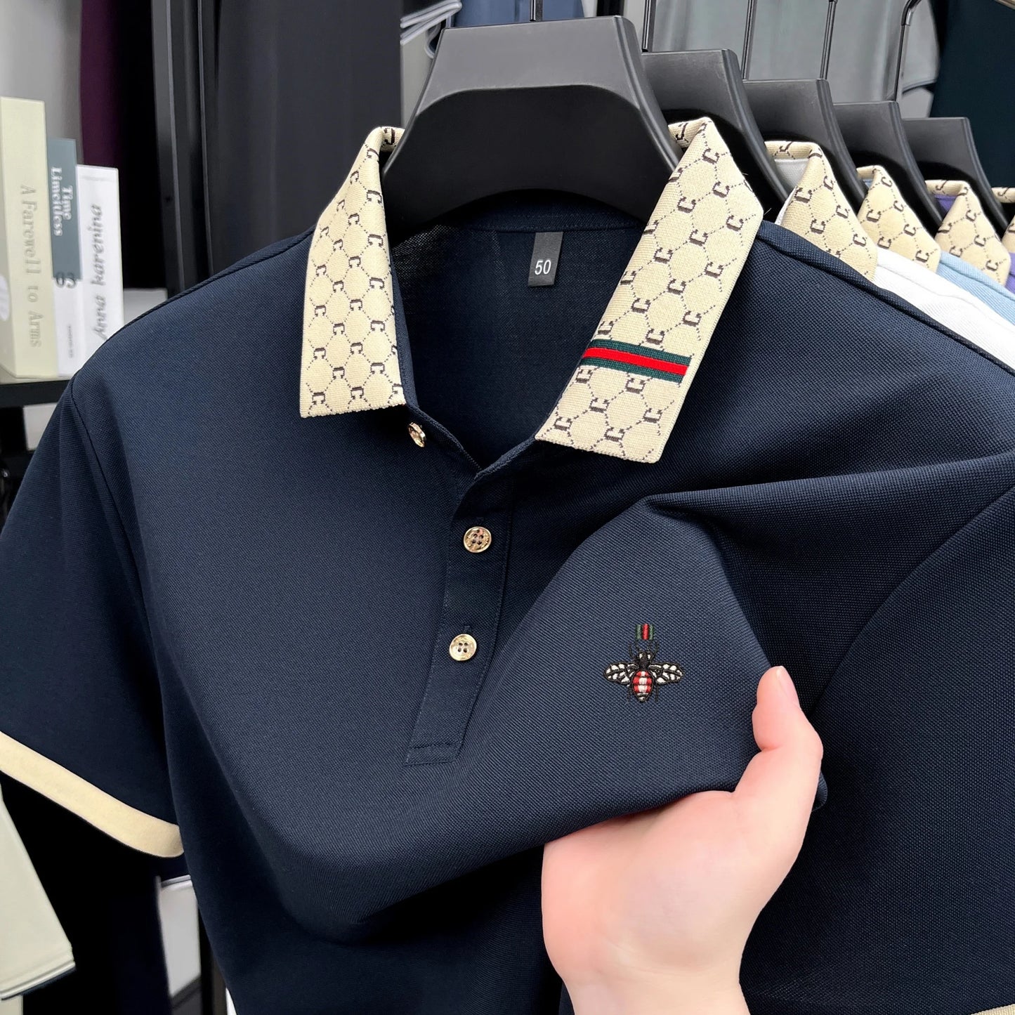 Herren Poloshirt POLO Shirt T-Shirt Kurzarm Hemd Fashion Polohemd Herrenmode Top
