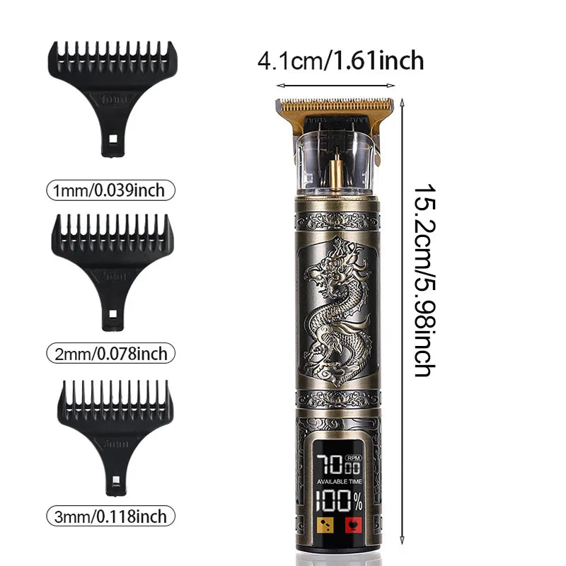 TAGLIACAPELLI PROFESSIONALE RASOIO ELETTRICO MACCHINETTA TRIMMER REGOLA BARBA