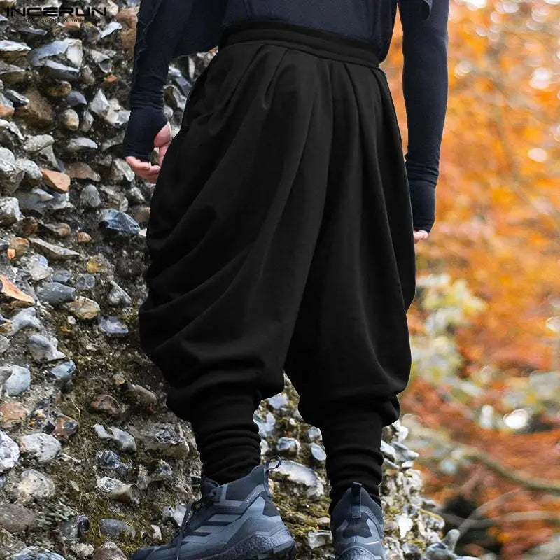 Männer Hose Haremshosen Pumphosen Pluderhosen Hosenrock Herrenrock Kilt Jogger