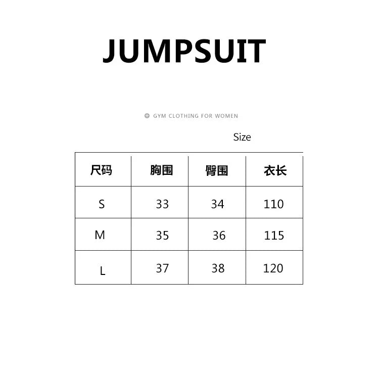 Yoga Fitness Overalls Jumpsuit Gym Stretch Leggings Jogging Anzug Top Push Up