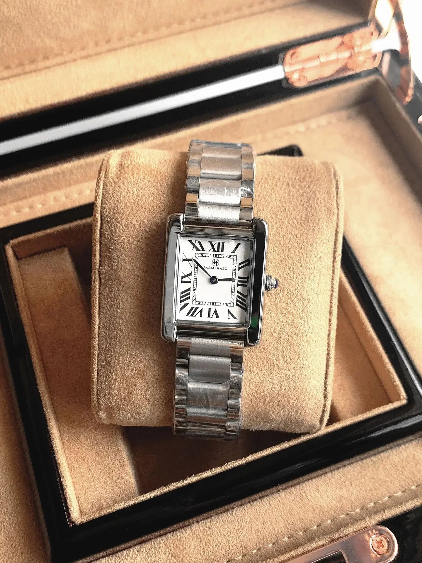 Damen Armbanduhr Armband Uhren Luxus Quarz Uhr Silber Gold Business Quarzuhr