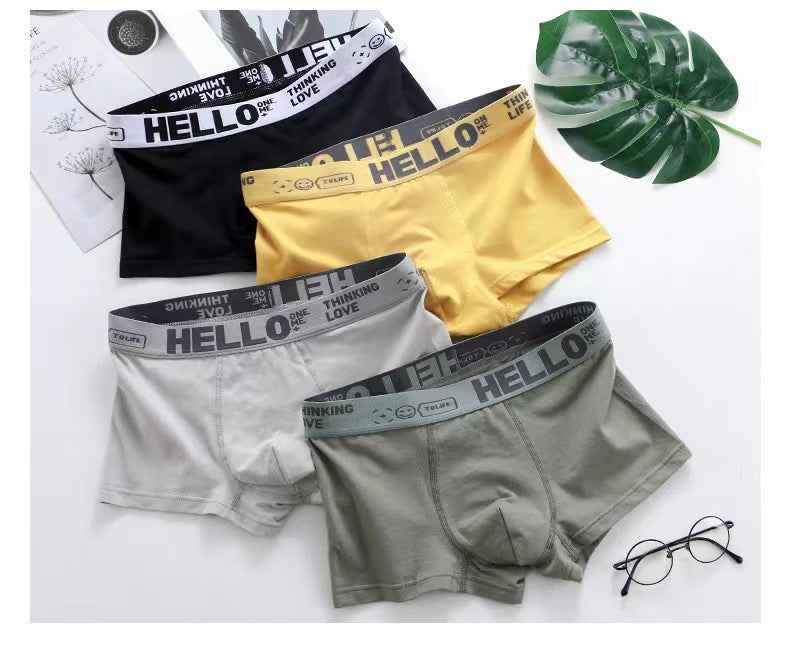 6er Pack Herren Boxershorts Unterhosen Basic Unterwäsche Boxer Shorts