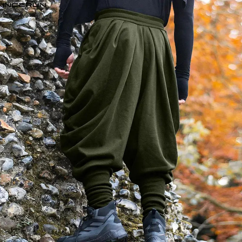 Männer Hose Haremshosen Pumphosen Pluderhosen Hosenrock Herrenrock Kilt Jogger
