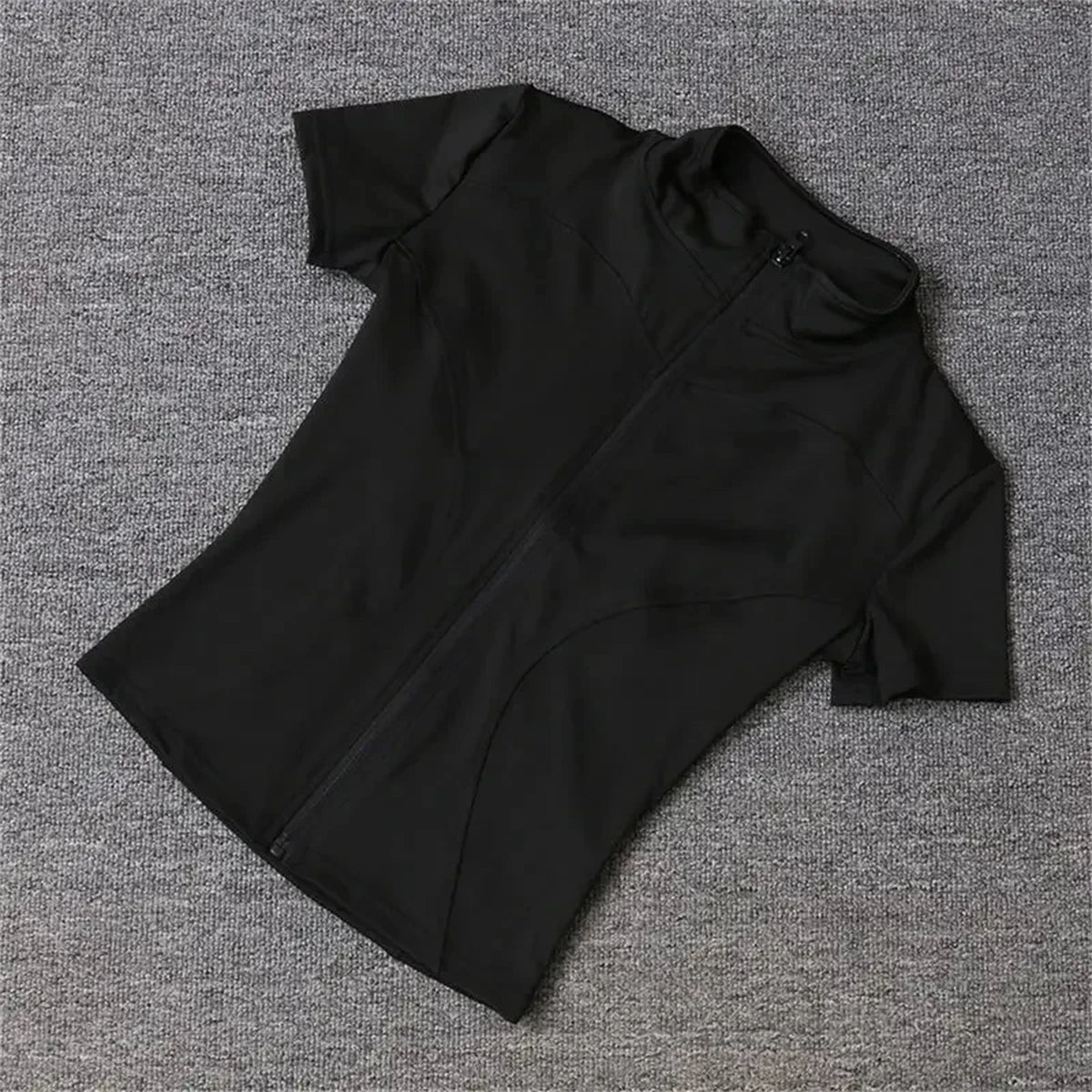 Damen kurze Sportjacke Sweatshirt Fitness Gym Jacke Yogajacke Yoga Sportswear