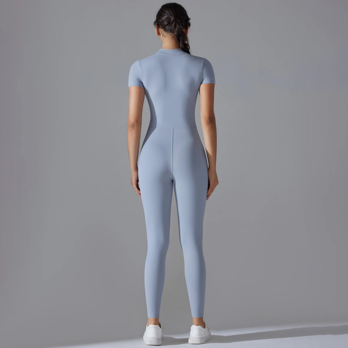 Tuta intera Sportiva Donna Rompers Pantaloni Yoga Palestra Sexy Jumpsuit Tutina