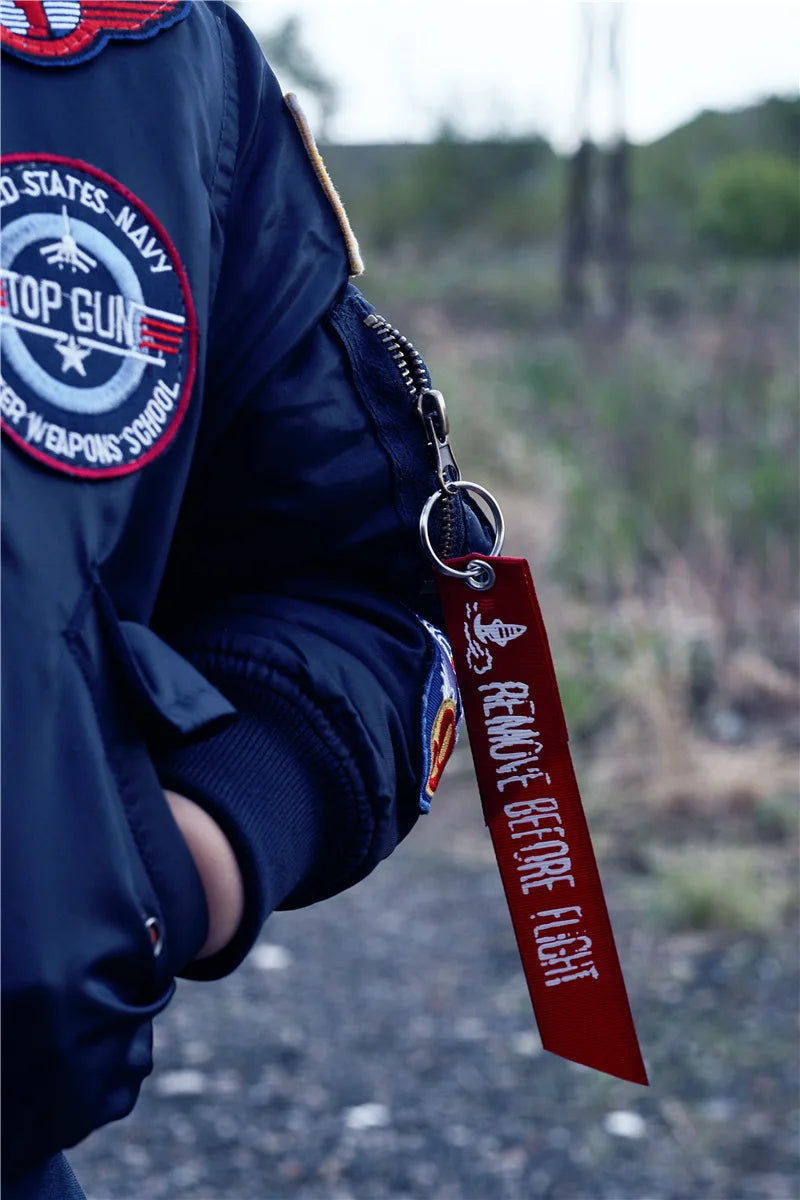 Jungen Mädchen Kinder US Army Ma-1 Bomber Jacke Fliegerjacke Pilotenjacke