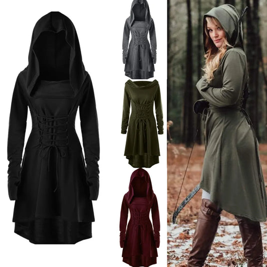 Damen Kapuzenpullover Sweatjacke Zip Hoodie Jacke Pullover Mantel Pulli Kleid