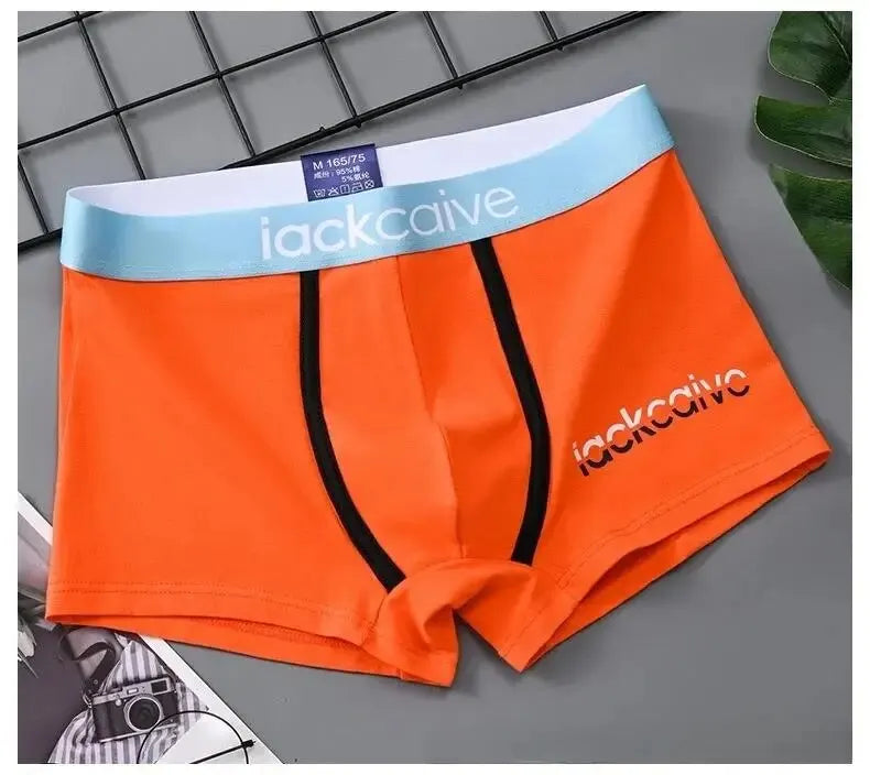 3Pcs Männliche Höschen Baumwolle männer Unterwäsche Boxer Atmungsaktiv Mann Boxer Gedruckt Unterhose Bequeme Shorts Männer Unterwäsche M-3XL