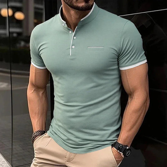 Herren Poloshirt POLO Shirt T-Shirt Kurzarm Hemd Fashion Polohemd Herrenmode Top