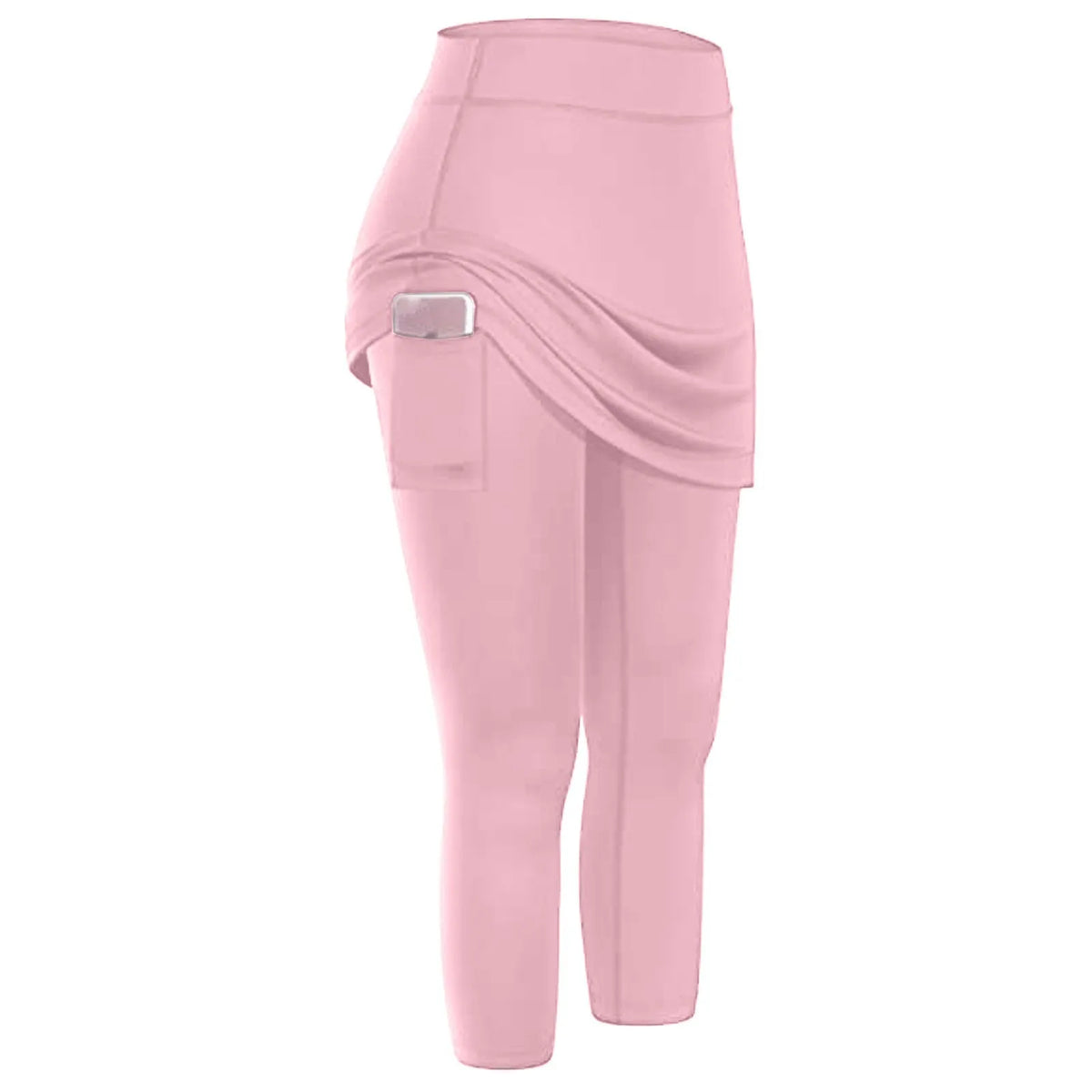 Yoga Leggings Mini Kleid Damen Hose Fitness Hosenrock Leggins Rock Tennisrock