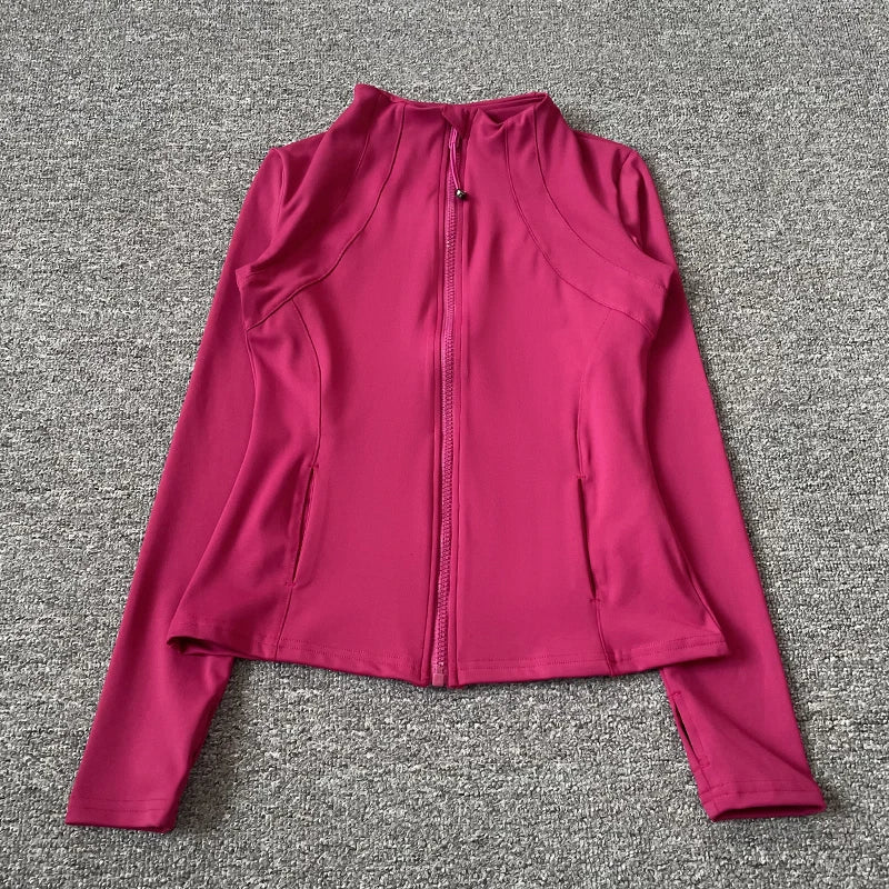 Felpa Donna Giacca Sportiva Con Zip Tuta Maniche Lunghe Cappuccio Maglia Shirt