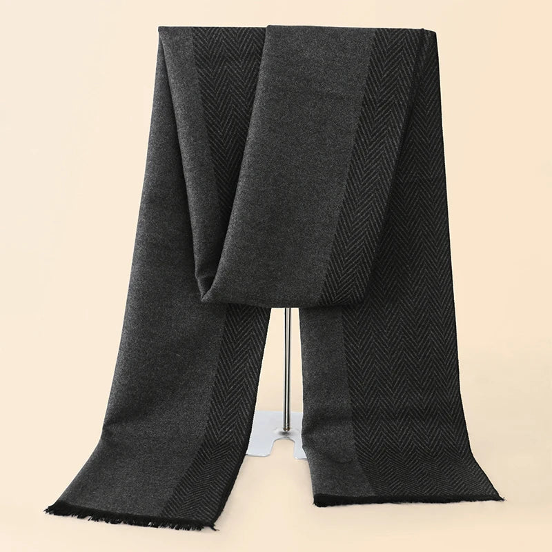 Herren Schal Winterschal Stola Schlauchschal Halstuch Wollschal Strickschal Loop