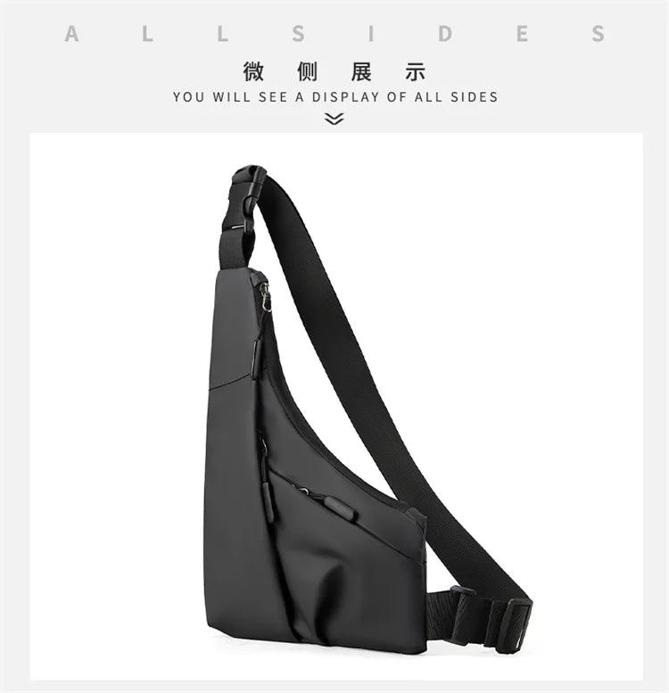 Borsa da petto Zaino Monospalla Marsupio Per Uomo Borsello Moto Fondina