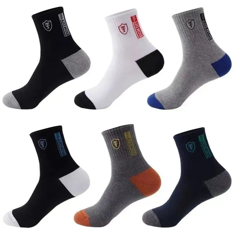 5 Paar Herren Fashion Socken Baumwolle Atmungsaktives Kurzsocken Größe 39-44