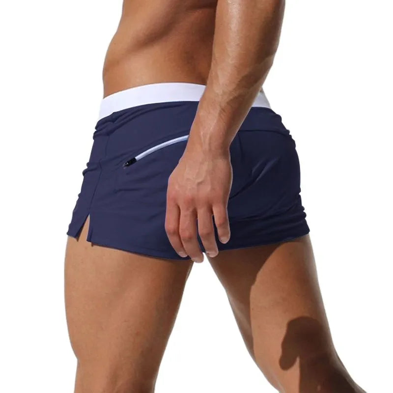 Herren Badehose Badeshort Kurze Hose Shorts Schwimmhose 100% Polyester Bermuda