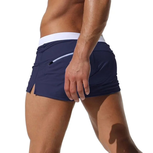 Herren Badehose Badeshort Kurze Hose Shorts Schwimmhose 100% Polyester Bermuda