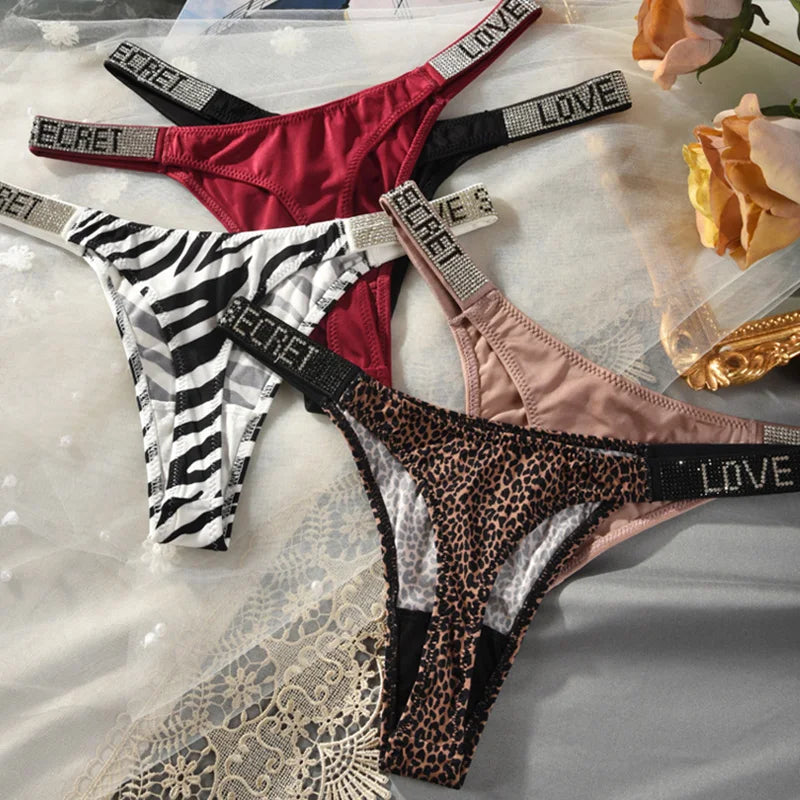 Frauen String Tanga Höschen Sexy Schlüpfer Slip Dessous Unterwäsche Panties