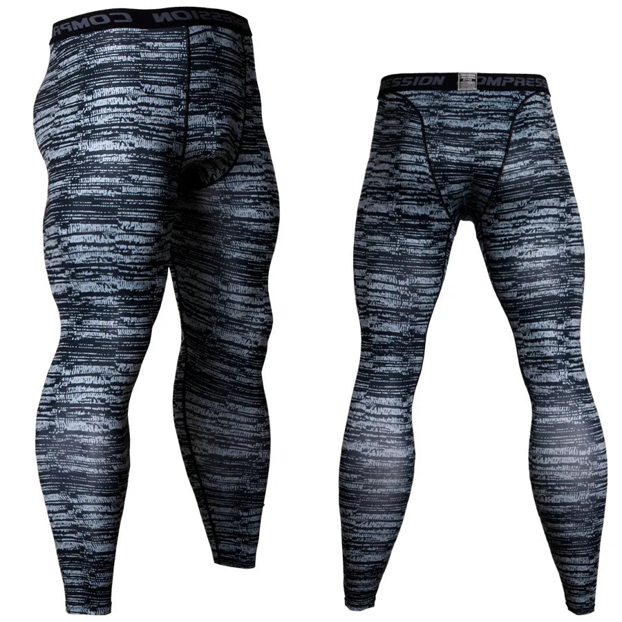 Herren Leggings Sporthose Jogginghose Trainingshose Lauf Hose Kompressionshose