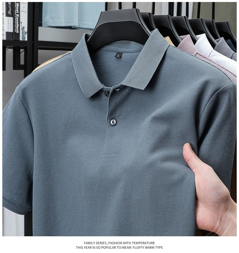 Herren Poloshirt POLO Shirt T-Shirt Kurzarm Zipper Hemd Fashion Polohemd Top NEU