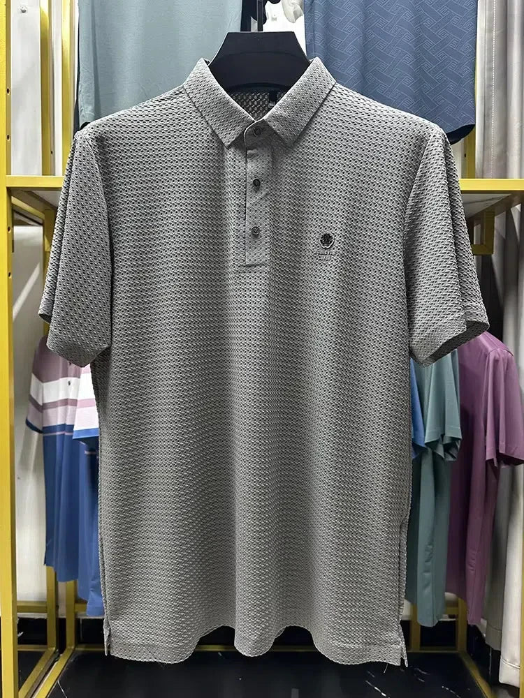 Herren Poloshirt POLO Shirt T-Shirt Kurzarm Zipper Hemd Fashion Polohemd Top NEU