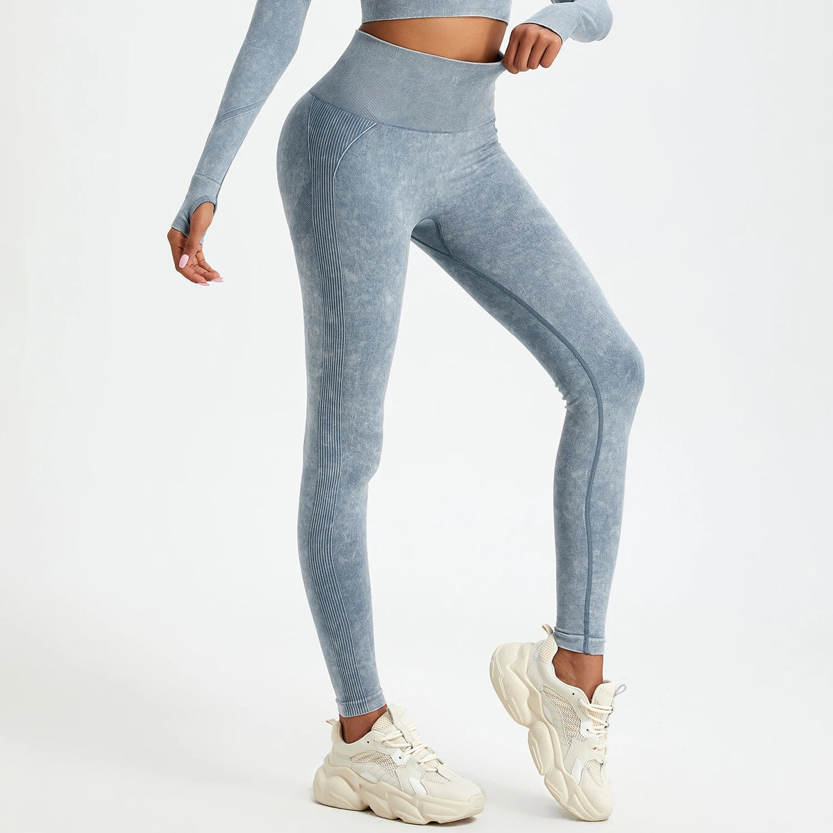 Yoga Leggings Push Up Hohe Taille Sexy Damen Sport Hose Fitness Gym Stretch