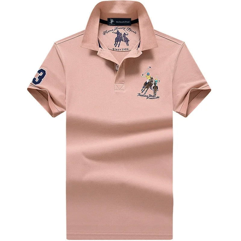 Herren Poloshirt POLO Shirt T-Shirt Kurzarm Hemd Polohemd Fashion Top
