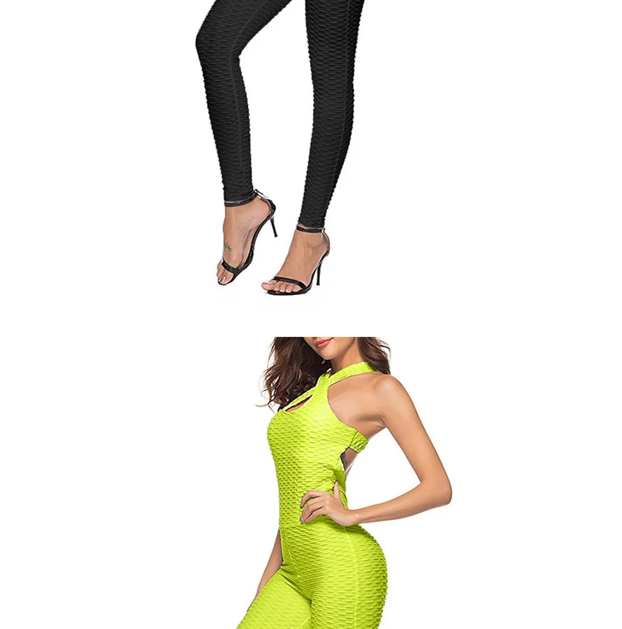 Tuta intera Sportiva Donna Rompers Pantaloni Yoga Palestra Sexy Jumpsuit Tutina