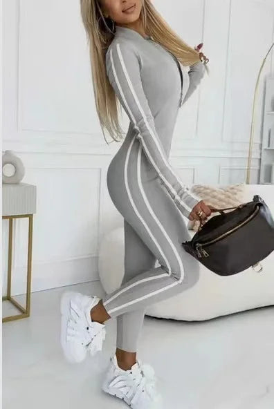 Yoga Fitness Overalls Jumpsuit Gym Stretch Leggings Jogging Anzug Top Push Up