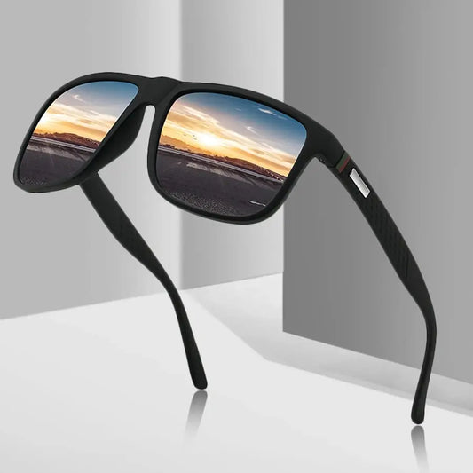 Herren Designer Sonnenbrille polarisierten Gläsern Brille Spiegelbrille UV400