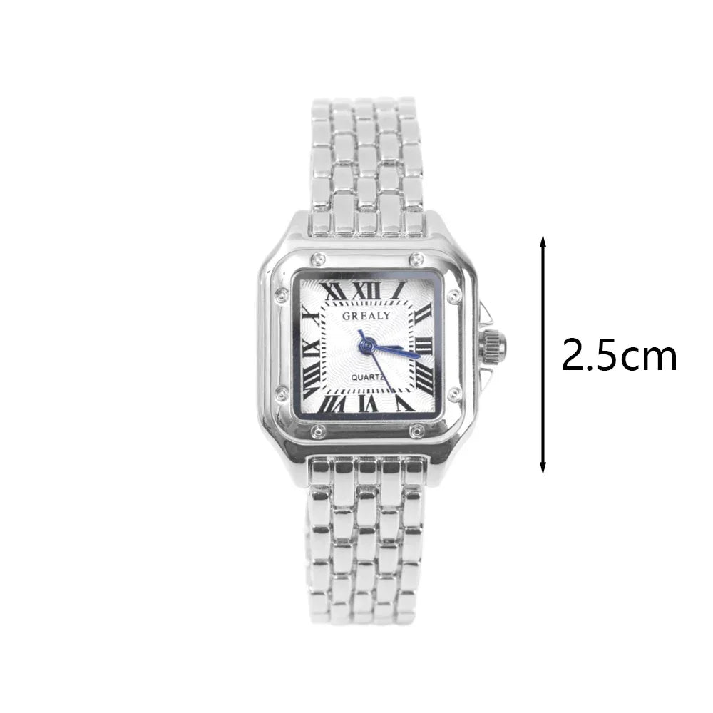 Damen Armbanduhr Quarzuhr Luxus Quartz Armband Uhr Chronograph Business Damenuhr