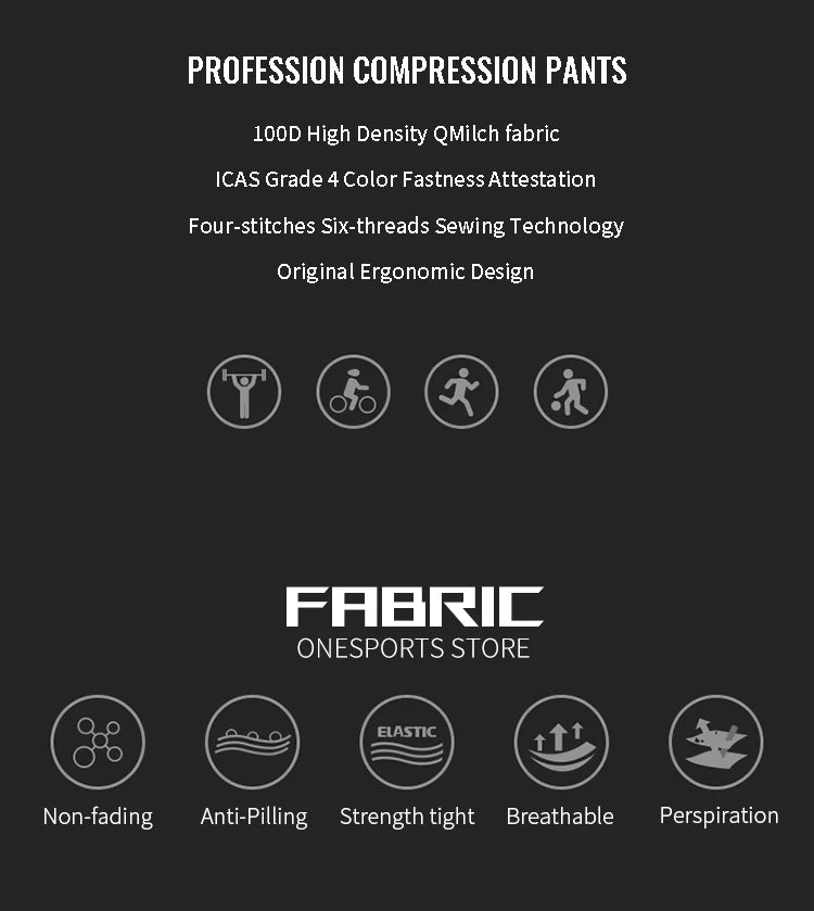 Herren Leggings Sporthose Jogginghose Trainingshose Lauf Hose Kompressionshose